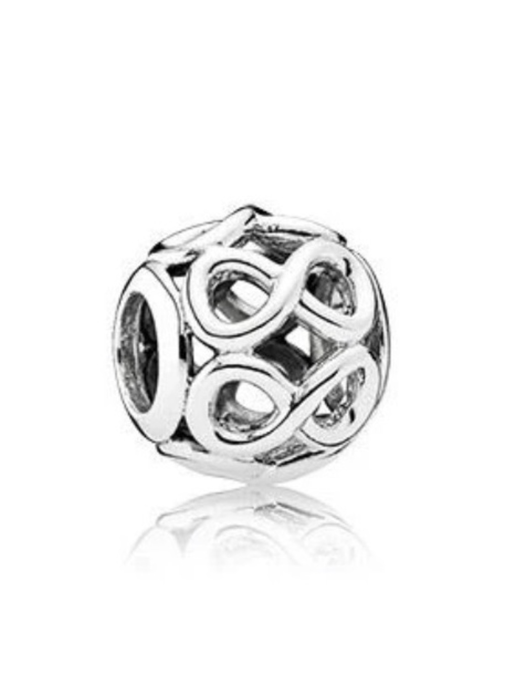 Pandora Silver Openwork Infinity Charm